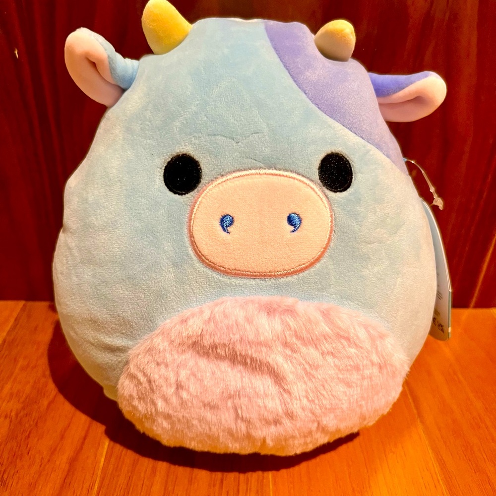 Clayton Cow Squishmallow NWT 8”